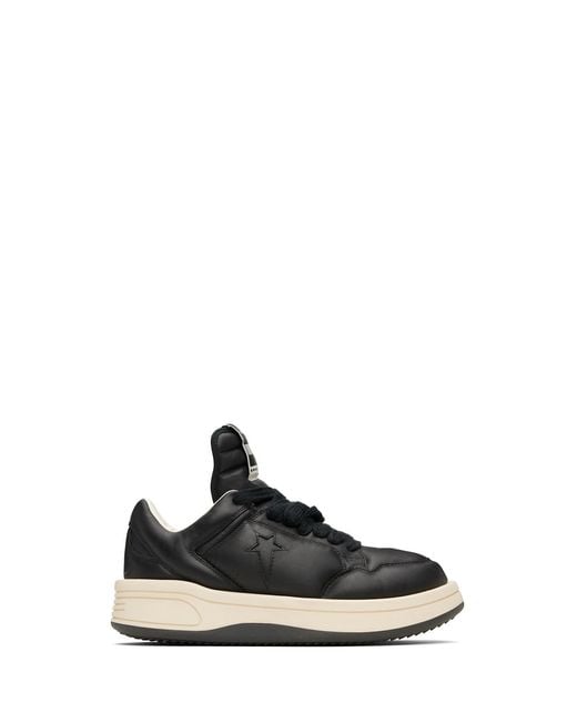 Rick Owens Black Converse Edition Turbowpn Ox Sneakers for men