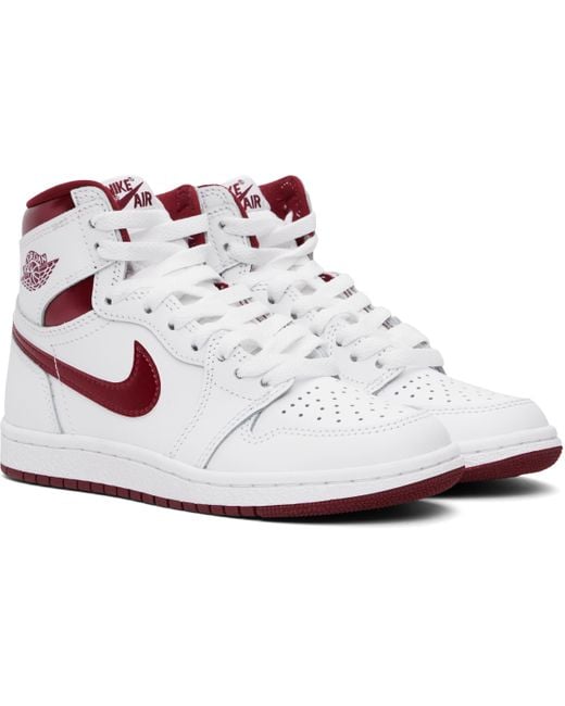 Nike Black Burgundy Air Jordan 1 High '85 Sneakers
