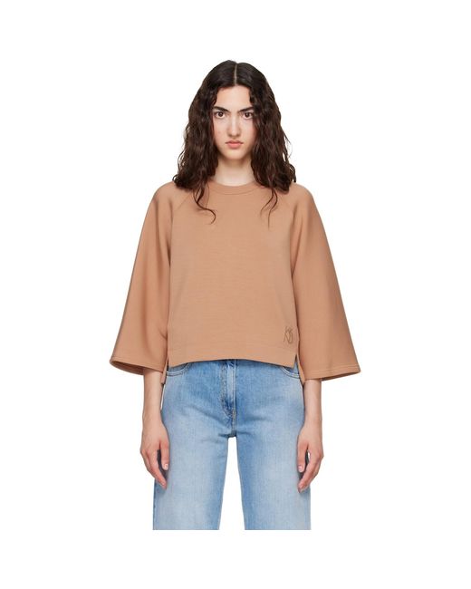 Weekend by Maxmara Blue Tan Vasto Sweatshirt