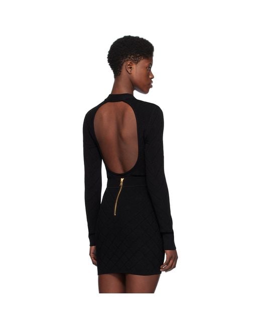 Balmain カットアウト ボディスーツ Black