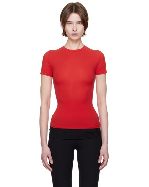 Skims レッド Fits Everybody Tシャツ Red