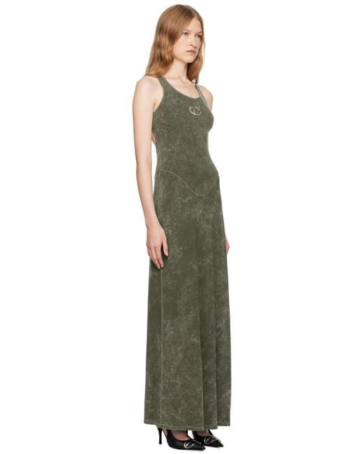 DIESEL ーン D-avena-p1 マキシワンピース Black