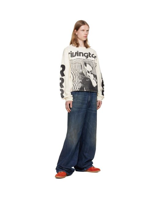 RIVINGTON roi Rebis Multicolor Off- Isness Cva Long Sleeve T-Shirt for men