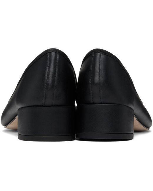 Chaussures à talon bottier camille noires Repetto en coloris Black