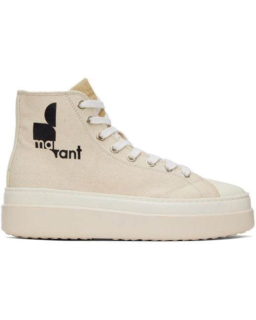 Isabel Marant Black Off-white Austen Sneakers