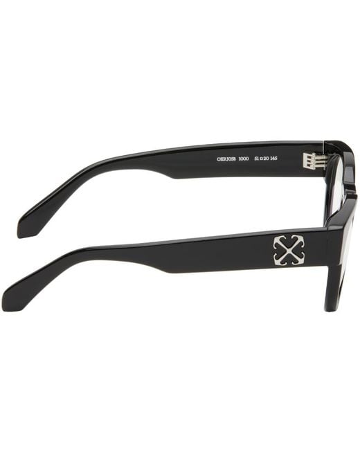 Off-White c/o Virgil Abloh Black Optical Style 58 Glasses for men