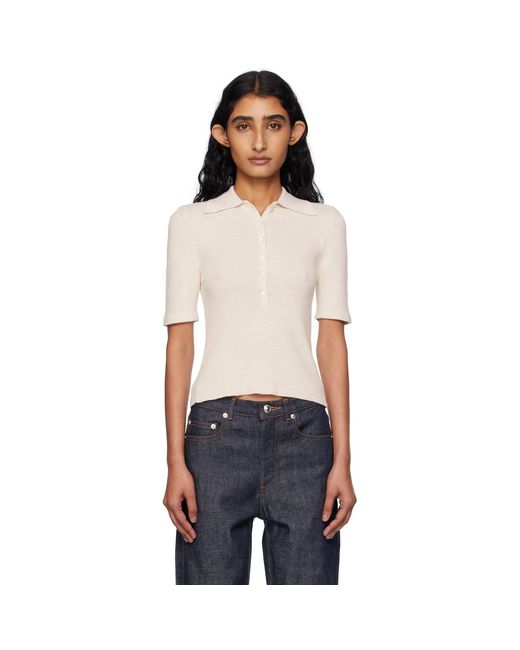 A.P.C. Black Joelle Polo