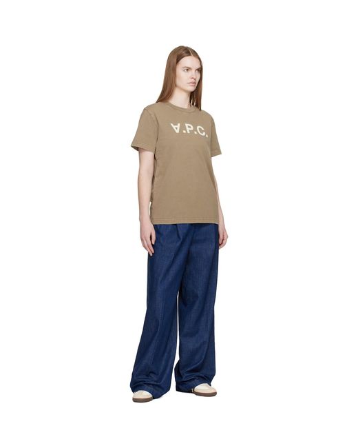 A.P.C. Blue Standard Grand 'vpc' T-shirt