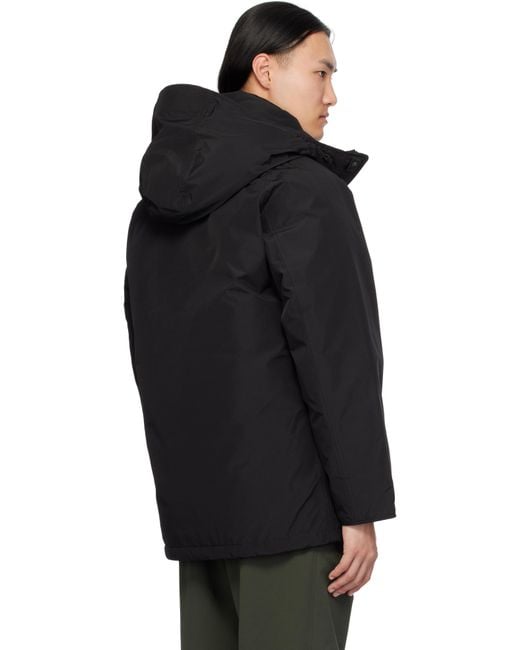 Nanamica Black Gore-Tex Down Coat for men