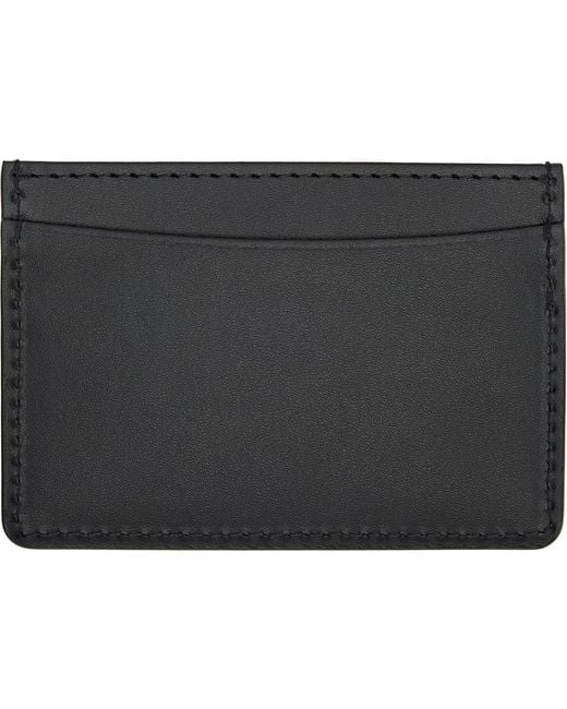 A.P.C. Black André Card Holder for men