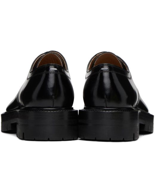 Chaussures oxford county noires à laçage et à bout tabi Maison Margiela en coloris Black