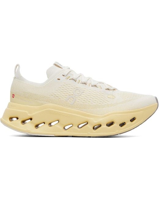 On Shoes Natural Cloudsurfer Max Sneakers for men