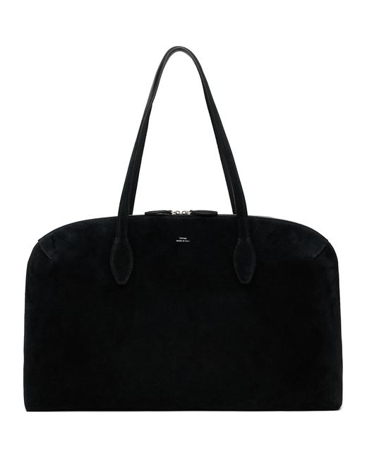 Totême Black Suede Day Tote