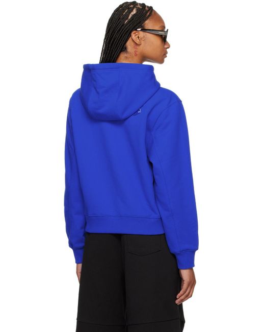 Adererror Blue Significant Trs Tag Hoodie