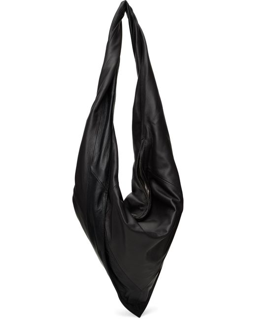Lemaire Black Small Scarf Bag for men