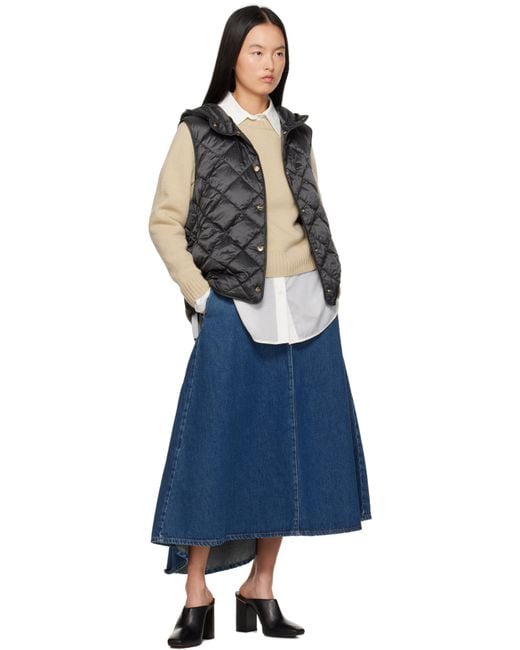 【関税込み】Max Mara ブラック Trefa ダウンベスト Max Mara Trefa ダウンベスト ブラック | Lyst