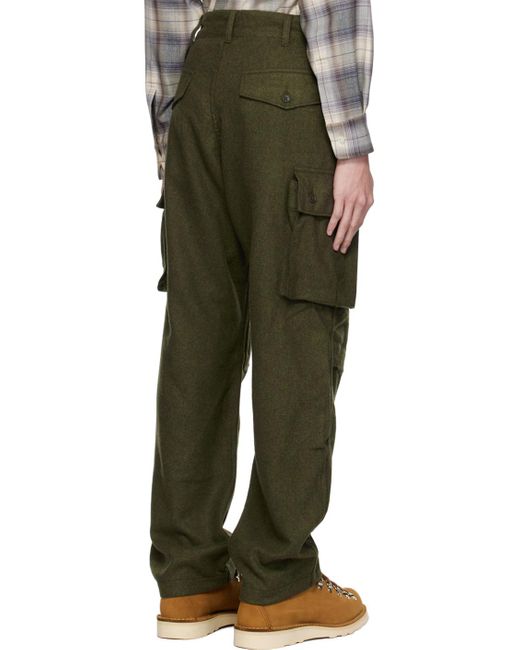 Engineered Garments Green Fa Cargo Pants for men