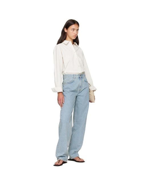 Loulou de Saison Blue Samur Lds Boyfriend Jeans