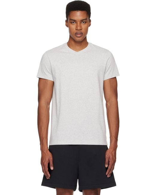 メンズ Skims グレー Cotton クラシック Tシャツ Black