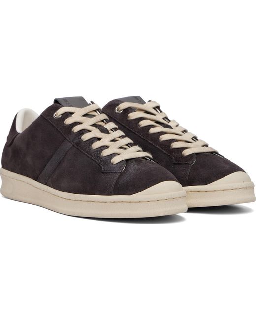 Jil Sander Black Calfskin Sneakers for men