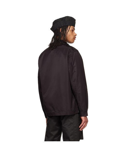 OLLY SHINDER Black World Service Jacket for men