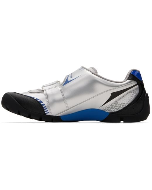 【関税込み】untitlabR シルバー Swift Trek Aero スニーカー untitlab®: Silver Swift Trek Aero Sneakers | SSENSE