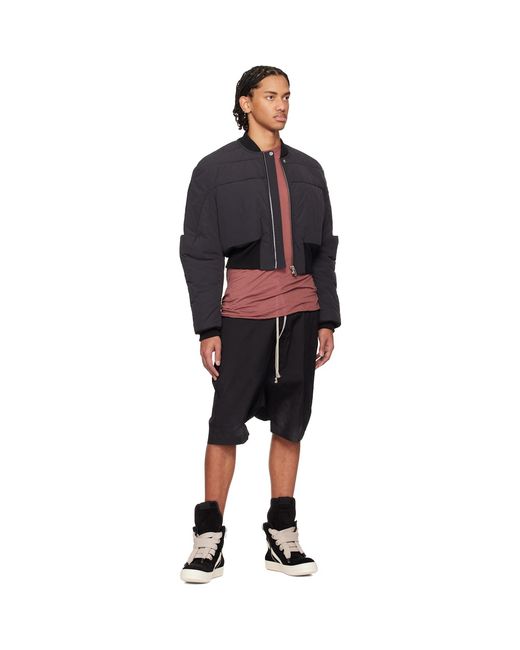 Rick Owens Black Temple Jumbolace Geobasket Sneakers for men