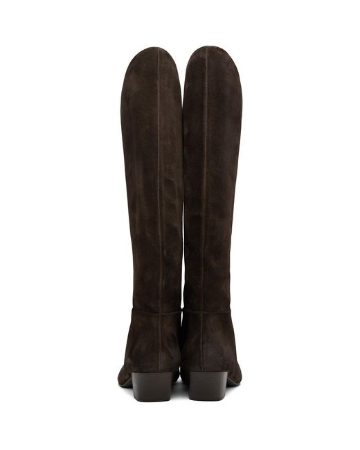 Marsèll Black Goccio Reversed Leather Tall Boots