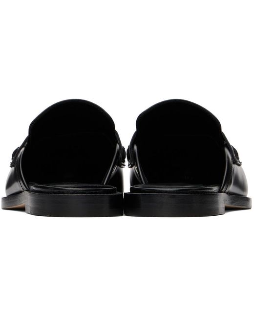 Manolo Blahnik Perritamu Mules in Black | Lyst