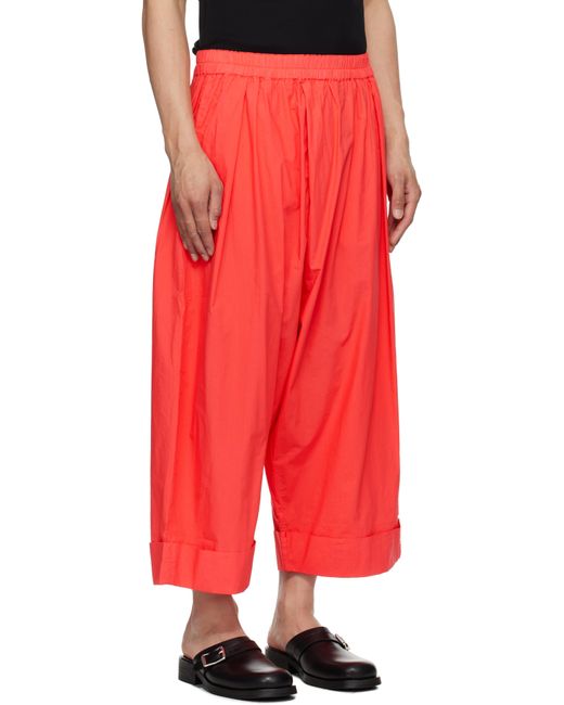 メンズ Toogood レッド 'The Baker' トラウザーズ Red