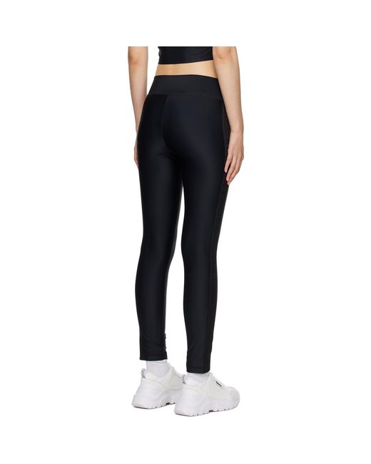 Versace Jeans Couture Black Side Tape leggings