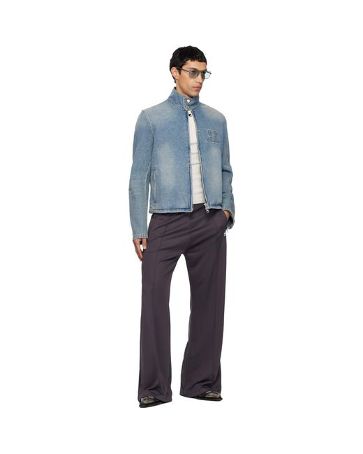 Courreges Blue City Shadow Denim Jacket for men