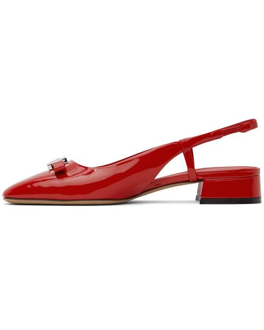 Ferragamo Red Marlina Heels