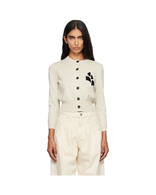 Isabel Marant Natural Newton Cardigan