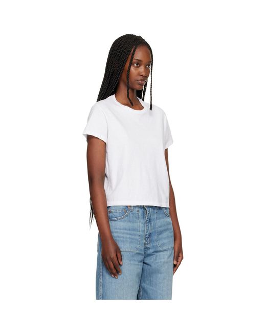 Re/done Black Hanes Edition 1950S Boxy T-Shirt