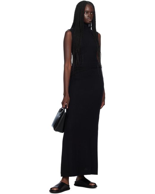 Leset Black Lauren Maxi Skirt