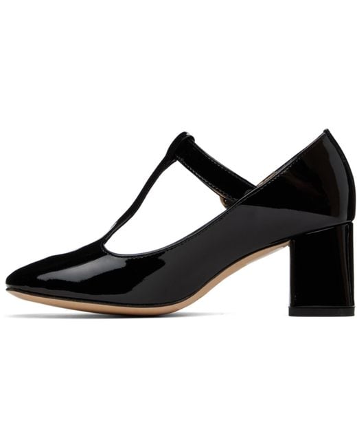 Repetto Black Ssense Exclusive Tara Heels