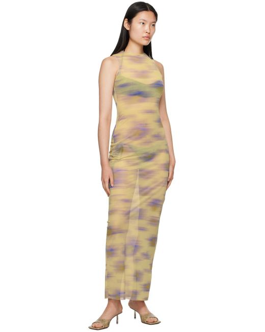 BINYA Black Saturno Maxi Dress