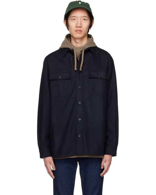 Norse Projects Black Silas Shirt for men