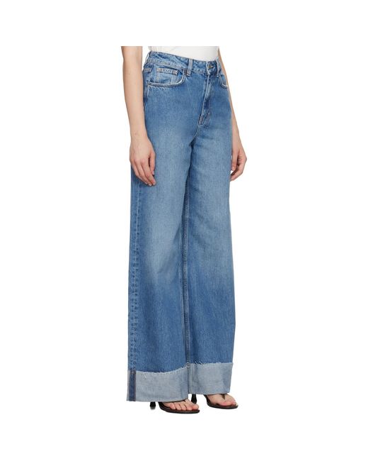 Ksubi Blue Strider Tidal Cuffed Jeans