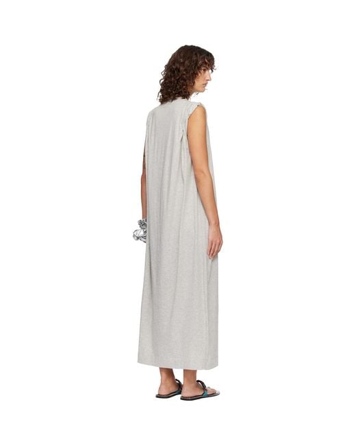 Dries Van Noten Black Loose T-Shirt Maxi Dress