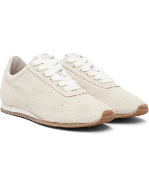 Totême Black Off- Flex Suede Sneakers