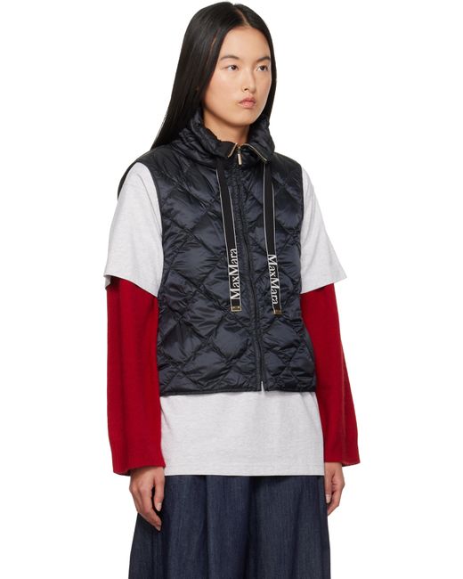 Max Mara Tregic ダウンベスト Black