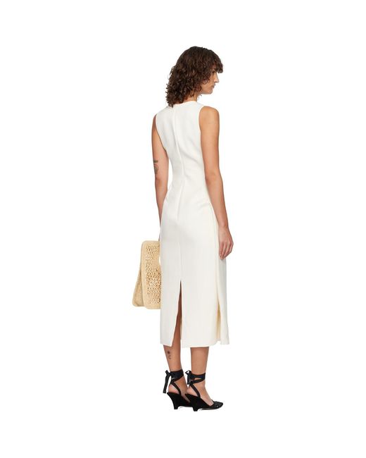 Jacquemus Black Off- 'The Tablier' Midi Dress