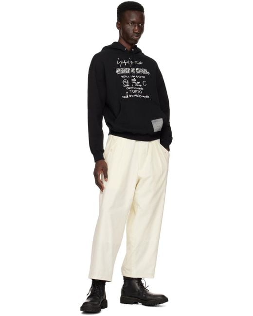 Pantalon blanc à nervures Yohji Yamamoto pour homme en coloris Natural