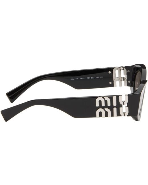 Miu Miu Brown Miu Glimpse Sunglasses