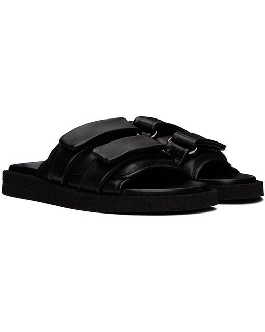 Officine Creative Black Inner 006 Sandals for men