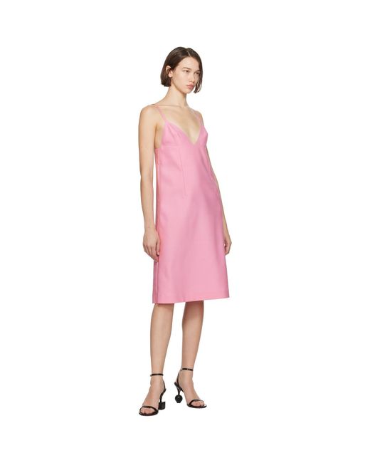 Jacquemus Pink La Casa 'La Robe Camison' Minidress