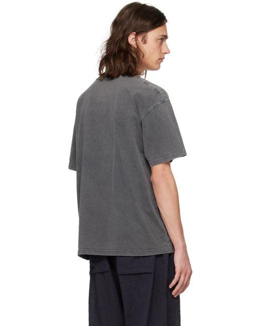 T-shirt gris mfpen pour homme en coloris Black