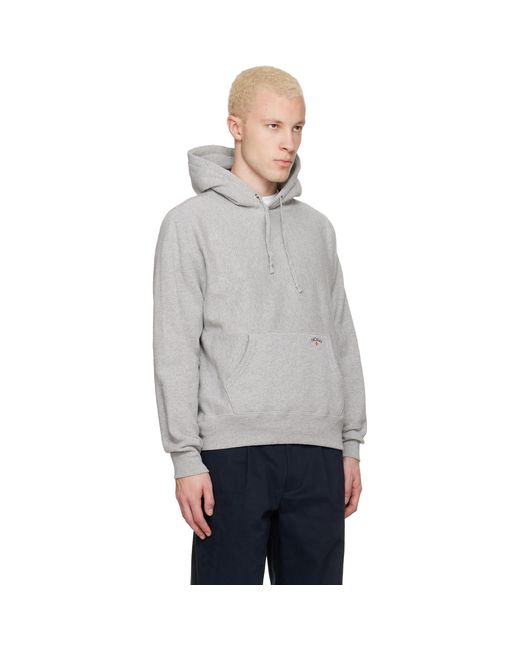 Noah NYC Gray Core Classic Hoodie for men